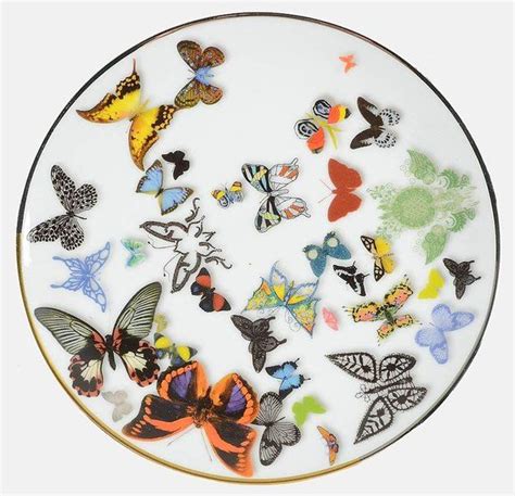 Butterfly Parade By Christian Lacroix Bread Butter Plate By Vista