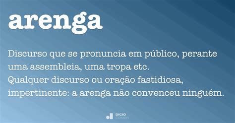 O Que Significa Arenga