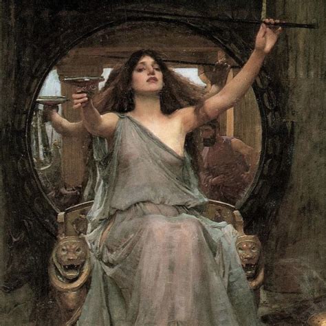 Circe Offering The Cup To Ulysses John William Waterhouse