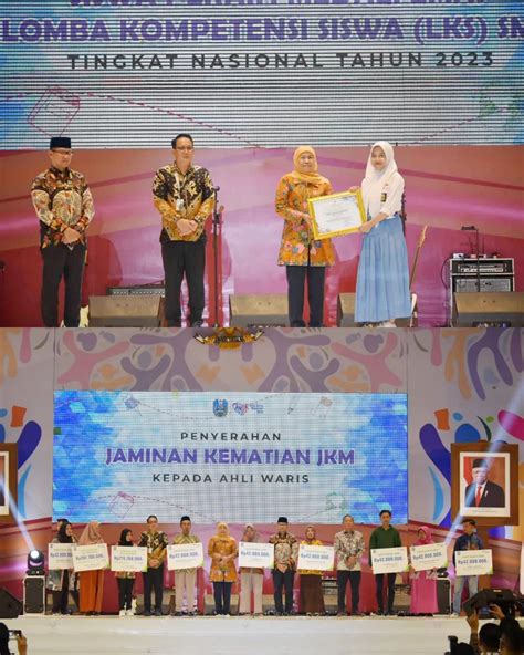 Puncak Peringatan Hari Guru Nasional 2023 Gubernur Jatim Sampaikan