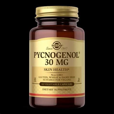 Solgar Pycnogenol Mg Vegetable Caps Maple Herbs At Rs