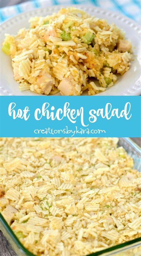 Recipe For Easy Hot Chicken Salad Make This Casserole Up The Night Before For An Easy Last