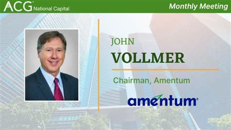 Conversation With John Vollmer Chairman Amentum Acg National Capital