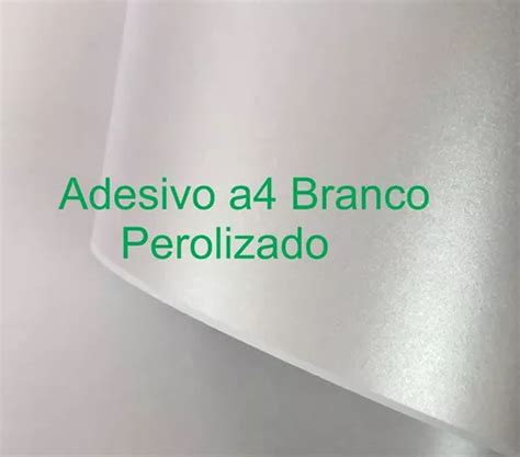 Adesivo Bopp Branco Perolado Laser A Folhas Mercadolivre