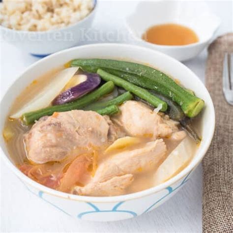 Easy Chicken Sinigang With Gabi Riverten Kitchen