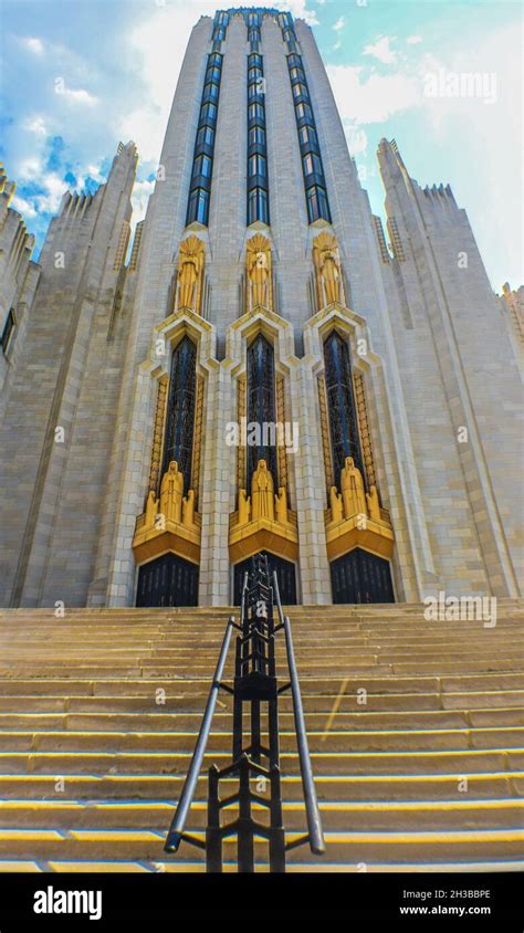 08 07 2021 Tulsa Usa Boston Avenue Methodist Church Art Deco Building