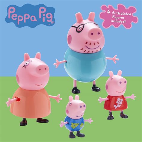 Figurki Winka Peppa Pig Rodzina George Tata Mama Alizabawki