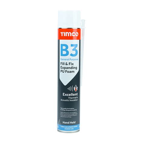 Timco B General Purpose Fill Fix Expanding Pu Foam Hand Held Ml