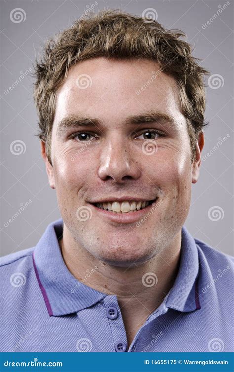 Happy Smiling Portrait Stock Image Image Of Caucasian 16655175