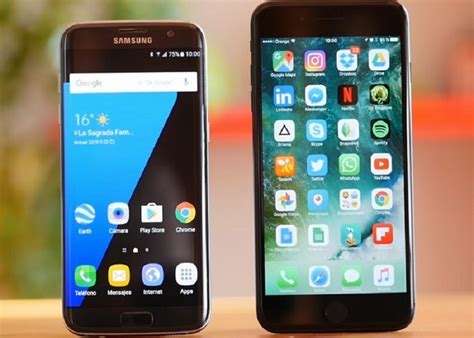 Iphone Plus Vs Samsung Galaxy S Edge The Ultimate Battle Of The