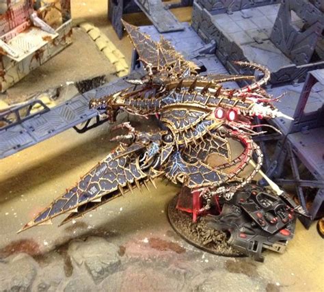 Warhammer 40k Chaos Space Marine Heldrake With Lights By R Flickr