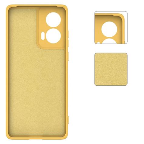 Buy Liquid Silicone Case Motorola Edge 50 Fusion Yellow