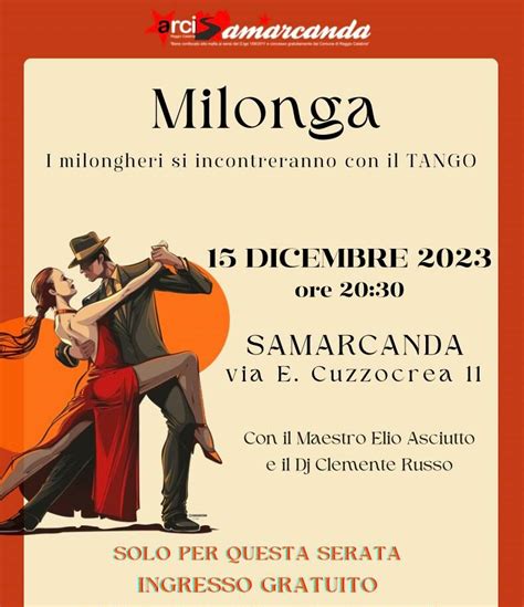 Milonga Arci Samarcanda Reggio Calabria