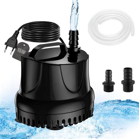 Lnicez Aquarium Pumpe 15W 800L H Tauchpumpe Wasserpumpe Klein Ultra