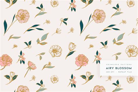 Airy Blossom By MalyskaStudio | TheHungryJPEG