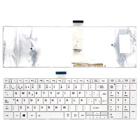 Teclado Para Laptop Toshiba Satellite C50 A C50d A Blanco Con Ofertas