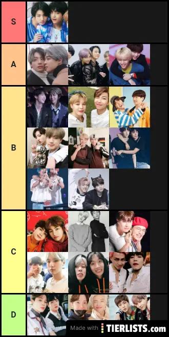 Bts Ships Tier List