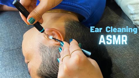 Asmr Relaxing Ear Cleaning Massage Best Ear Wax Removal W Tem No