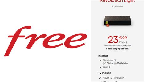 Bon Plan La Freebox R Volution Light Est Par Mois Pendant Un