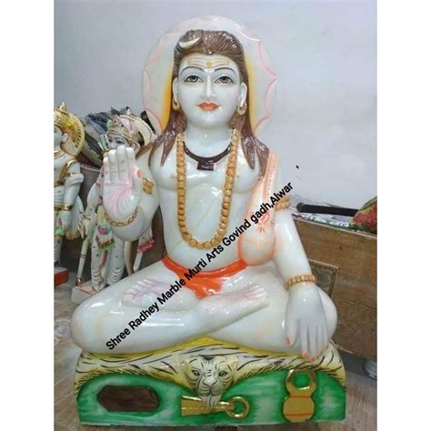 Multicolor Traditional Baba Balak Nath Marble Statue For Temple At Rs