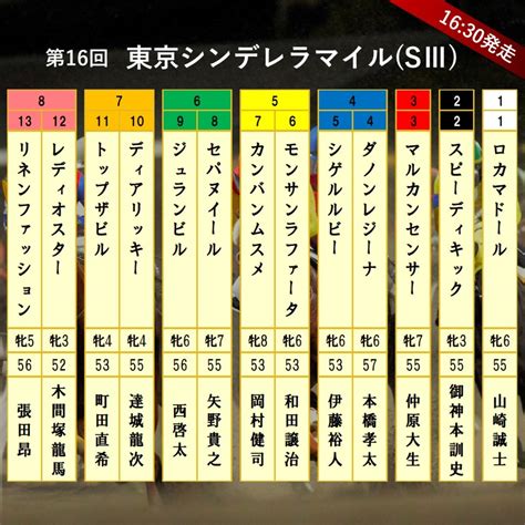 東京シティ競馬tck On Twitter ～シンデレラから女王へ～ 本日、第16回 東京シンデレラマイルsⅢ！ 東京大賞典から