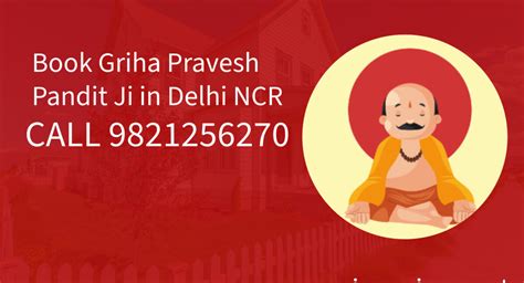 book pandit ji  griha pravesh puja call