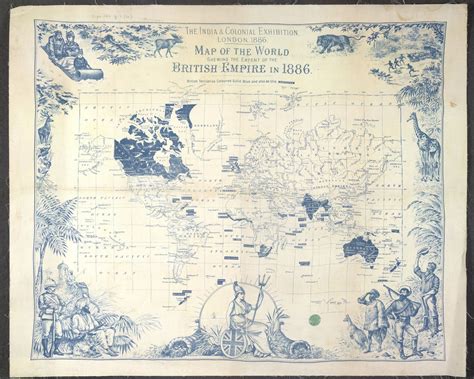 The India & Colonial Exhibition, London, 1886. Map