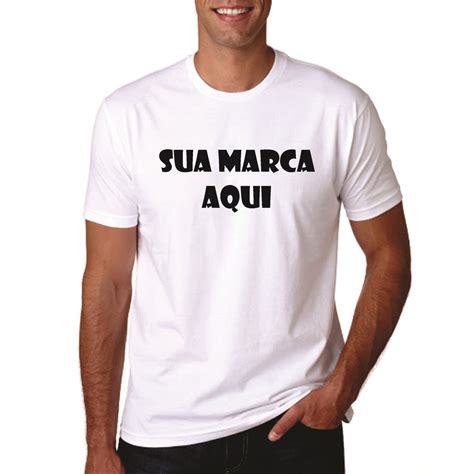 Camiseta Personalizada Branca Sua Estampa Ou Sua Logo Ou Sua Id Ia