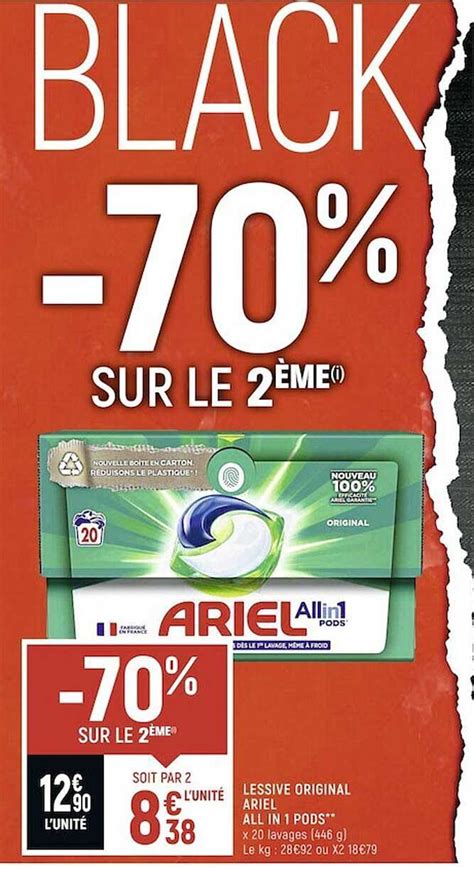 Promo Lessive Original Ariel All In Pods Chez Vival Icatalogue Fr