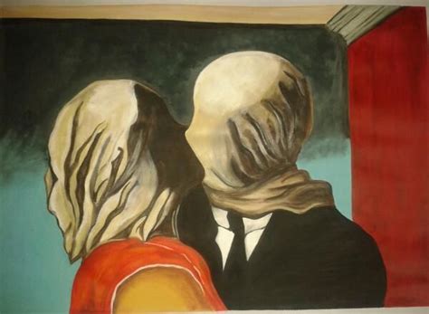 Los Amantes Rene Magritte Realizado Con Pintura Acr Lica Disenos