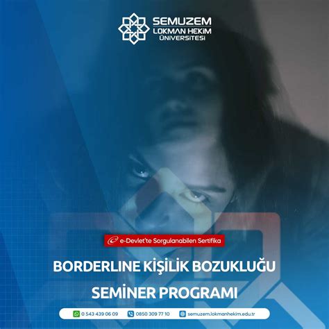 Borderline Ki Ilik Bozuklu U Semineri