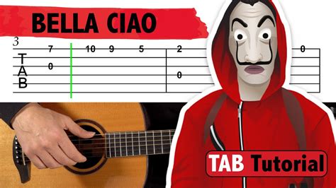 Bella Ciao Easy Fingerstyle Guitar Tab Youtube