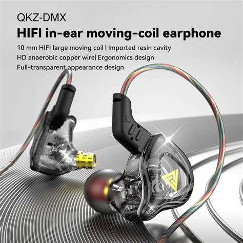 Original QKZ AK6 DMX Colorful Series Earphone 3 5mm Hifi Bass Music