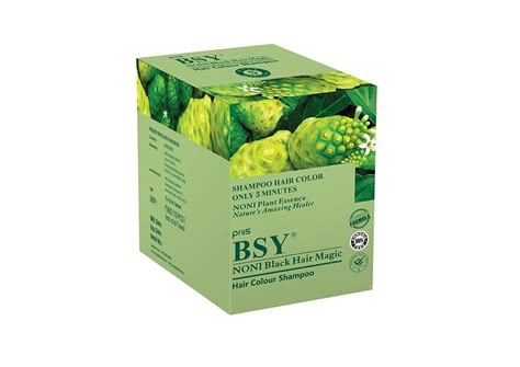 Bsy Noni Black Hair Magic Hair Color Shampoo Ml X Sachets Free