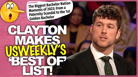 Bachelor Clayton Echard Makes Top List Of Dramatic Events With