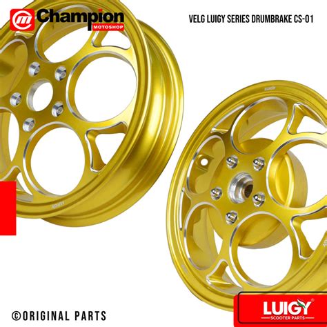 Jual Velg Vespa Ring 12 Matic Sprint Primavera Satu Set CS 01 Luigy