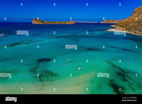 Balos Lagoon Auf Kreta Aus Der Luft Balos Lagoon Kissamos Auf Kreta