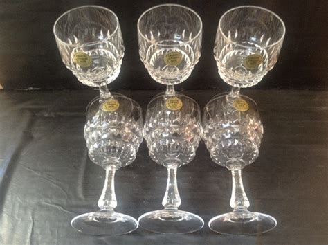 Cristal D Arques Luminarc French Vintage Cl Red Wine Glasses