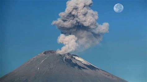 CENAPRED Volcán Popocatépetl registra 8 exhalaciones en las últimas 24