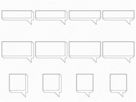 premium vector  speech box speech box set frame  message