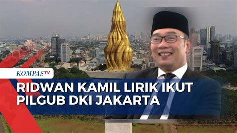 Gubernur Jabar Atau Dki Jakarta Ridwan Kamil Pertimbangkan Hasil