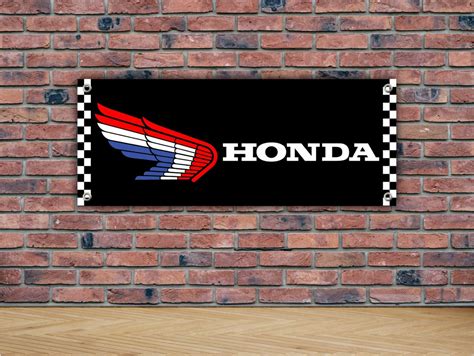 Honda Logo Banner Vinyl, Garage Sign,office or Showroom, Flag, Racing ...