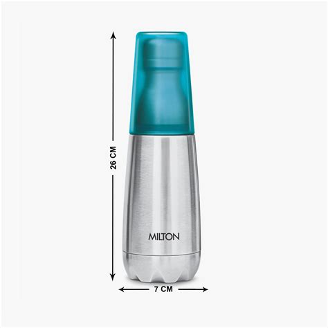 Buy Milton Vertex Stainless Steel Water Bottle With Tumbler Ml