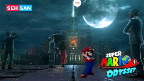 Super Mario Odyssey Metro Kingdom Rain Gameplay Youtube