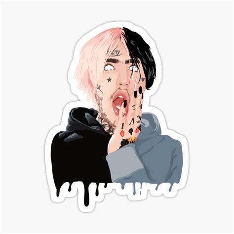 Pegatinas Lil Peep Redbubble