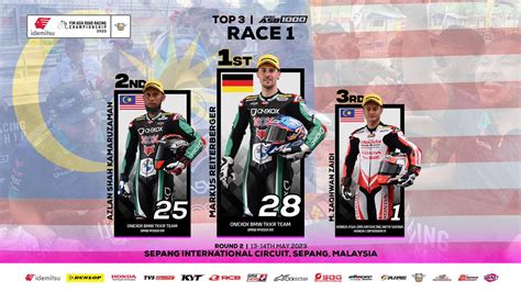 Asia Road Racing Championship On Twitter Race 1 Results Round 2