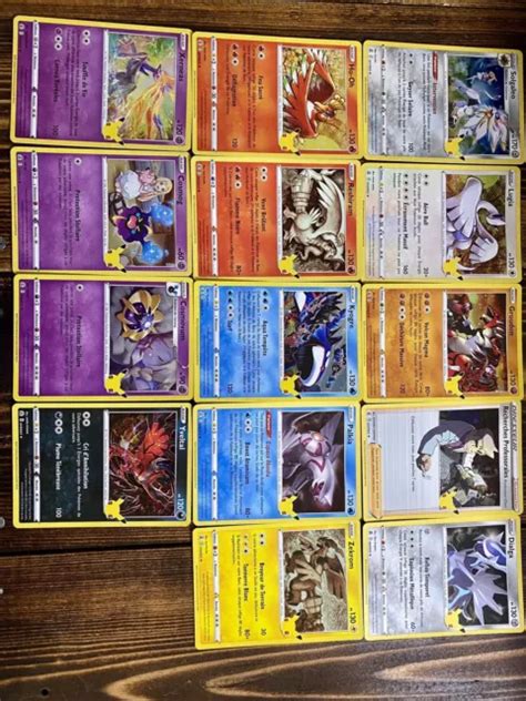 CARTES POKÉMON LOT De 12 Cartes Célébrations 25 Ans Neuves FR EUR 6 00