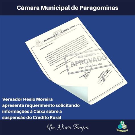 Vereador Hesio Moreira apresenta requerimento solicitando informações à