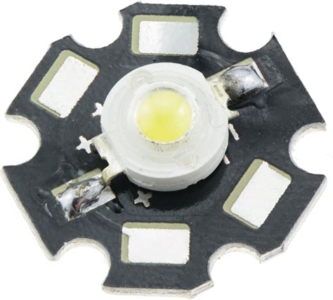 5 X White 3w High Power Star Led 260lm Uk Lighting