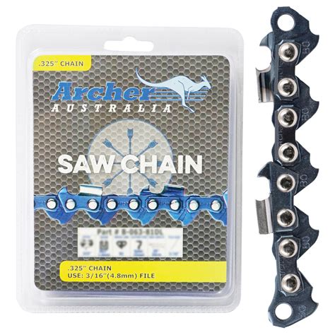 Archer Chain Loop Pitch 325 Gauge 050 Length 66dl Full Chisel Pellows